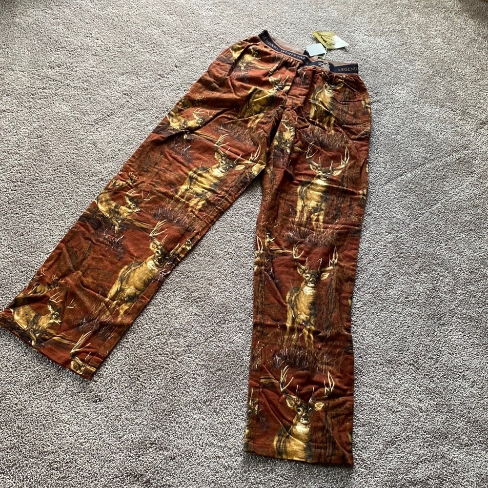 Legendary Whitetails Brown Open Sights Lounge Pants SIZE S